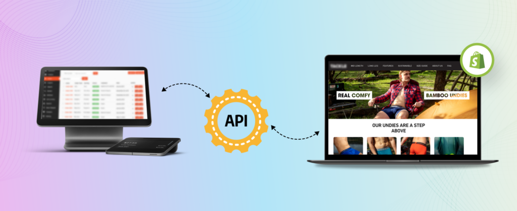 API connections between Apparel21 and Shopify store