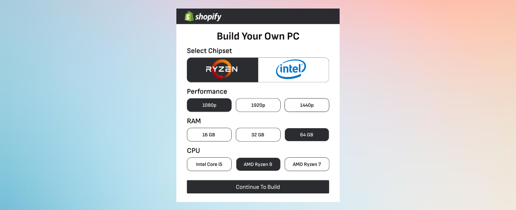 Custom PC Configurator