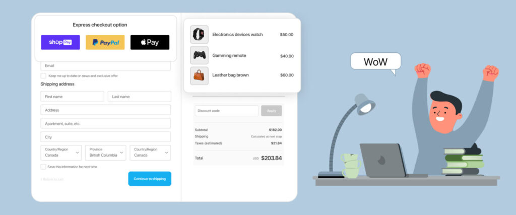 Shopify's One-Page Checkout 