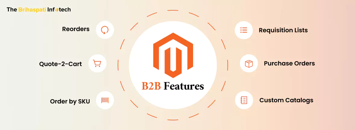 Magento b2b features