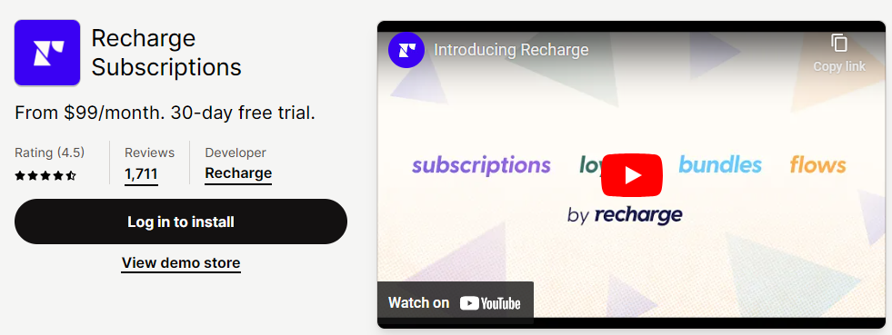 Recharge: Streamlining Subscription Management