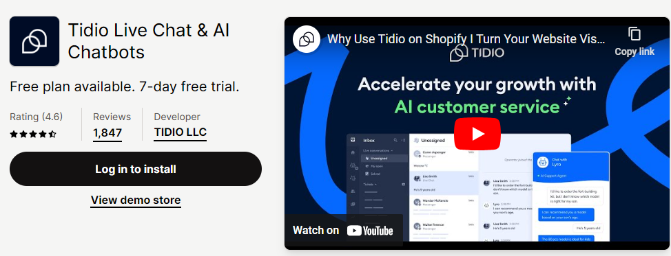 Tidio Live Chat: Automating Customer Interactions with AI-Powered Chatbots