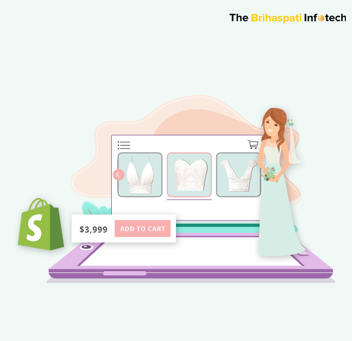 Developing Online Wedding Dress Customizer App – Shopify

