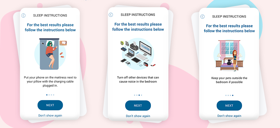 Sleep instructions-Sleep cycle app